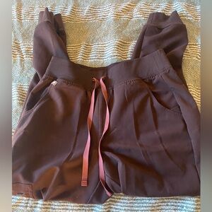 Figs Espresso high waisted Zamoras small petite